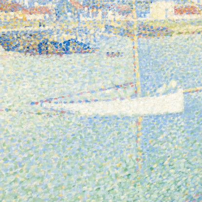Il Canale Di Gravelines Petit Fort Philippe Georges Seurat gsr68 quadro stampato su tela
