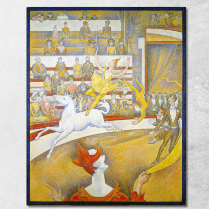 Il Circo Georges Seurat gsr69 quadro stampato su tela