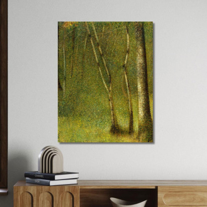 La Foresta Di Pontaubert Georges Seurat gsr70 quadro stampato su tela