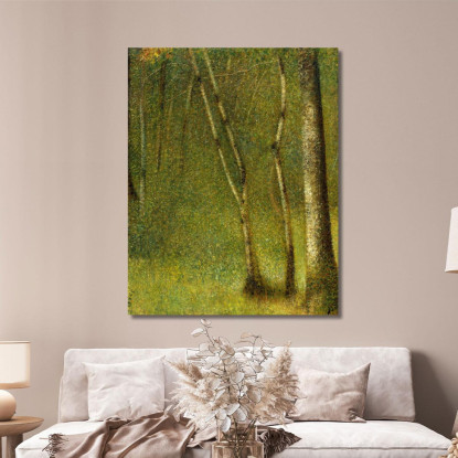 La Foresta Di Pontaubert Georges Seurat gsr70 quadro stampato su tela
