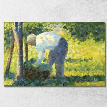 Il Giardiniere Georges Seurat gsr71 quadro stampato su tela