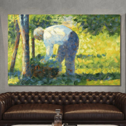 Il Giardiniere Georges Seurat gsr71 quadro stampato su tela