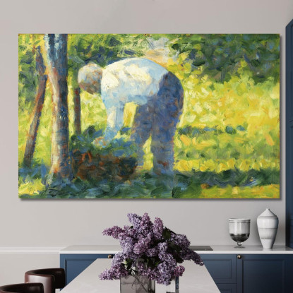 Il Giardiniere Georges Seurat gsr71 quadro stampato su tela