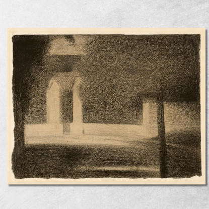 Il Portale Georges Seurat gsr72 quadro stampato su tela