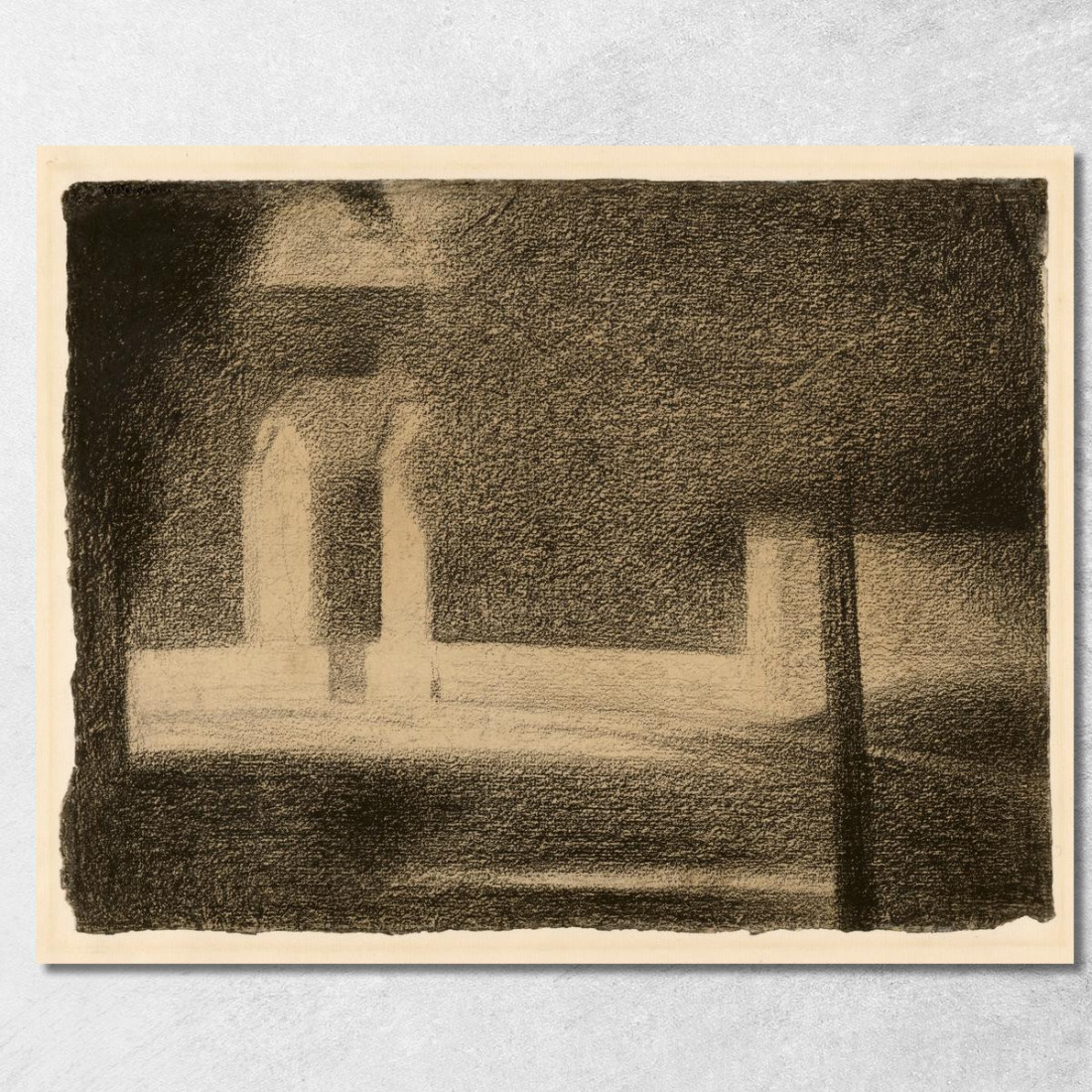 Il Portale Georges Seurat gsr72 quadro stampato su tela