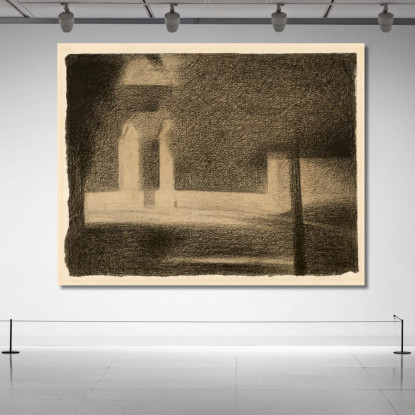Il Portale Georges Seurat gsr72 quadro stampato su tela