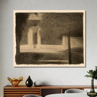 Il Portale Georges Seurat gsr72 quadro stampato su tela