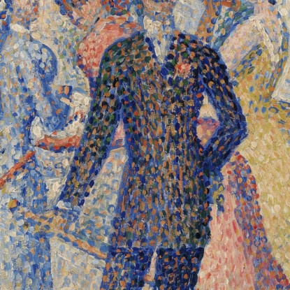 L'Uomo Delle Donne Georges Seurat gsr73 quadro stampato su tela