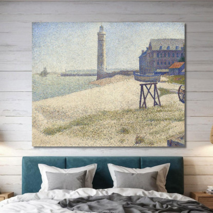 Il Faro Di Honfleur Georges Seurat gsr75 quadro stampato su tela
