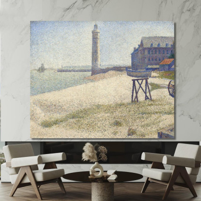 Il Faro Di Honfleur Georges Seurat gsr75 quadro stampato su tela