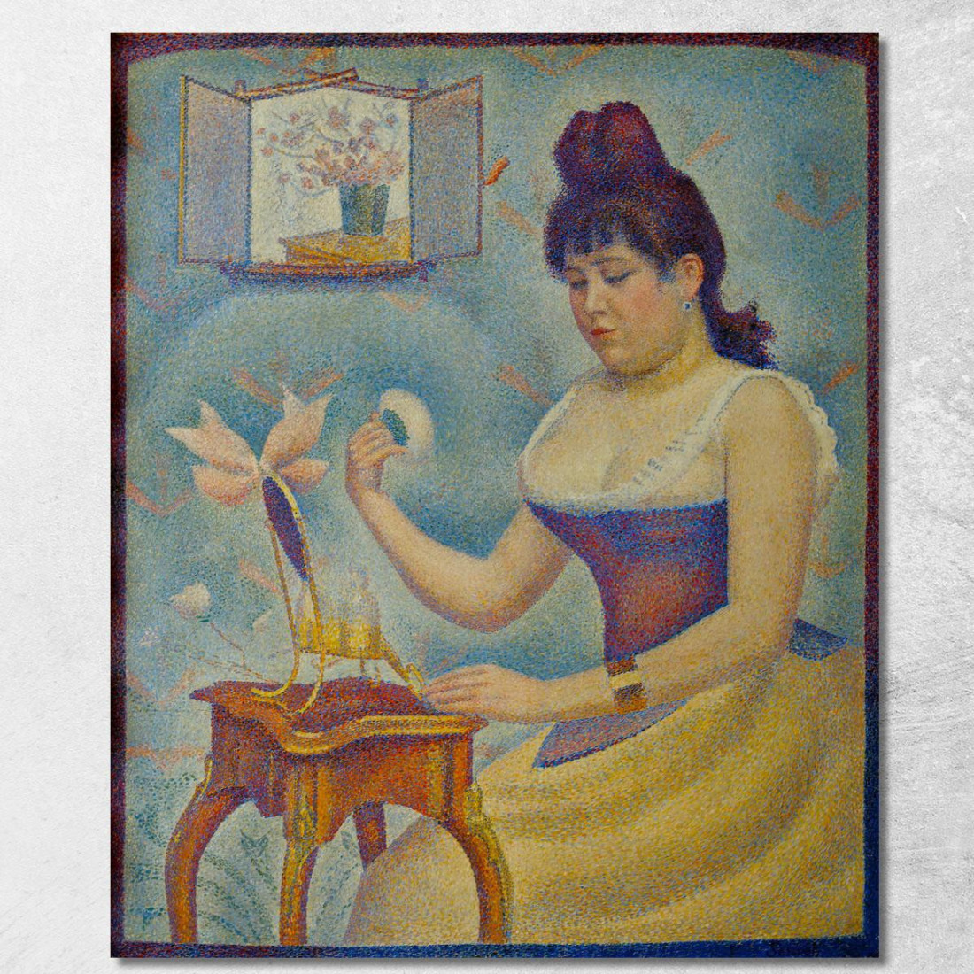 La Donna Voluttuosa Qui Rappresentata È La Ventenne Madeleine Knobloch Georges Seurat gsr83 quadro stampato su tela