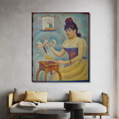 La Donna Voluttuosa Qui Rappresentata È La Ventenne Madeleine Knobloch Georges Seurat gsr83 quadro stampato su tela