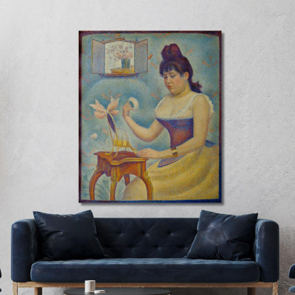 La Donna Voluttuosa Qui Rappresentata È La Ventenne Madeleine Knobloch Georges Seurat gsr83 quadro stampato su tela