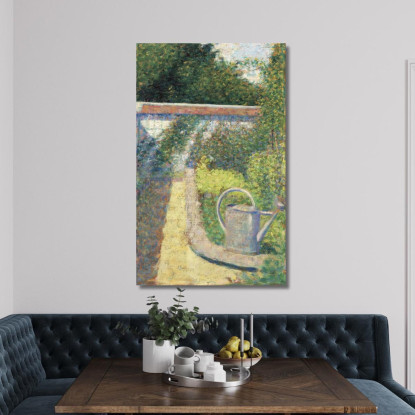 Il Giardino Dell'Annaffiatoio A Le Raincy Georges Seurat gsr84 quadro stampato su tela