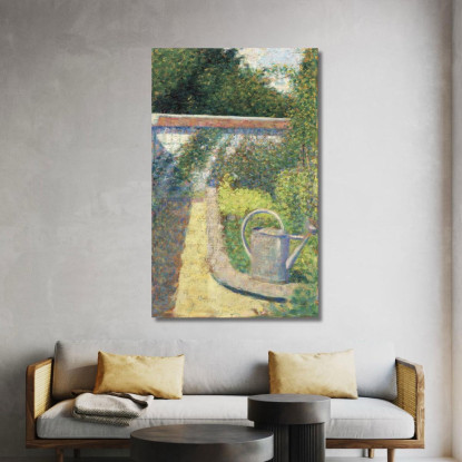 Il Giardino Dell'Annaffiatoio A Le Raincy Georges Seurat gsr84 quadro stampato su tela
