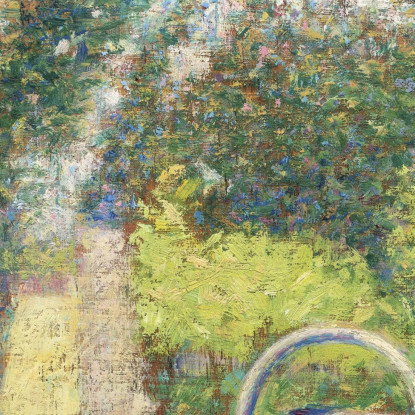 Il Giardino Dell'Annaffiatoio A Le Raincy Georges Seurat gsr84 quadro stampato su tela
