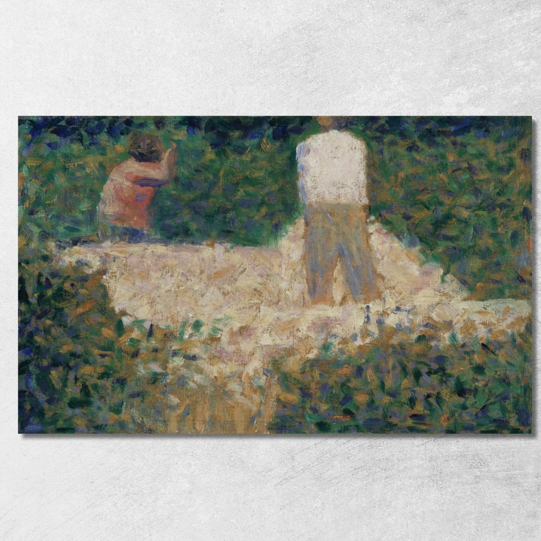 Due Spaccapietre Georges Seurat gsr87 quadro stampato su tela