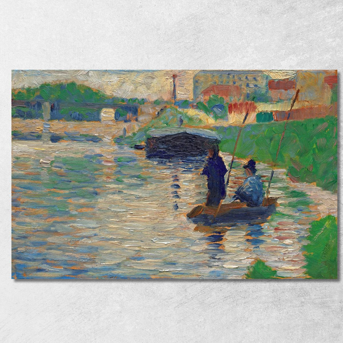 Veduta Della Senna Georges Seurat gsr90 quadro stampato su tela