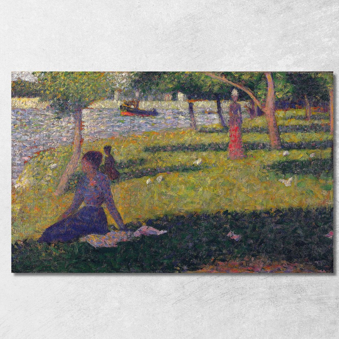 Studio Per La Grande Jatte Georges Seurat gsr93 quadro stampato su tela