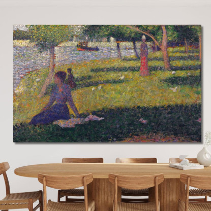 Studio Per La Grande Jatte Georges Seurat gsr93 quadro stampato su tela