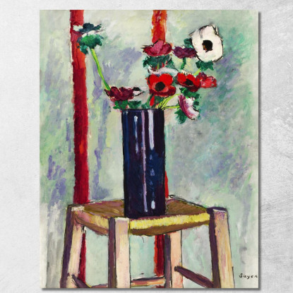 Anemoni Henry Lyman Sayen hls2 quadro stampato su tela