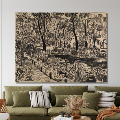 Arboreto Henry Lyman Sayen hls3 quadro stampato su tela