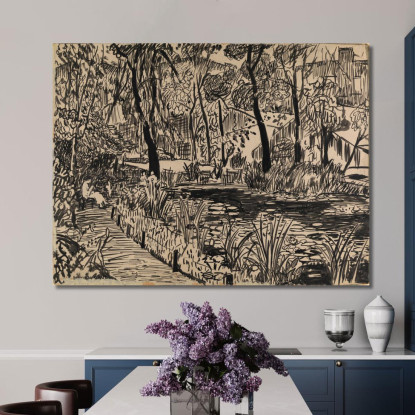 Arboreto Henry Lyman Sayen hls3 quadro stampato su tela