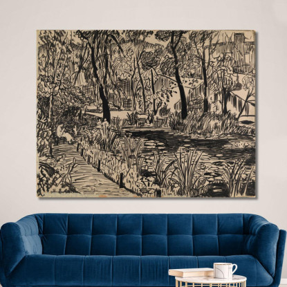 Arboreto Henry Lyman Sayen hls3 quadro stampato su tela