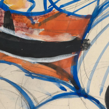 Guazzo Henry Lyman Sayen hls19 quadro stampato su tela