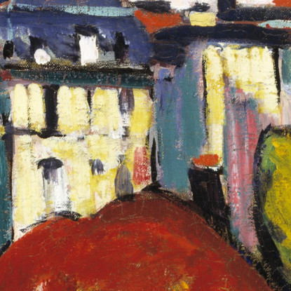 Paesaggio Parigi Henry Lyman Sayen hls23 quadro stampato su tela