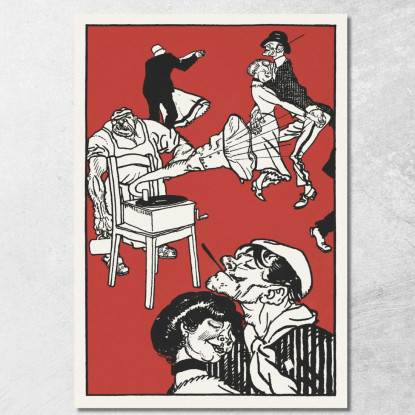 Ballerini Apache Balla! Moriz Jung mjn10 quadro stampato su tela