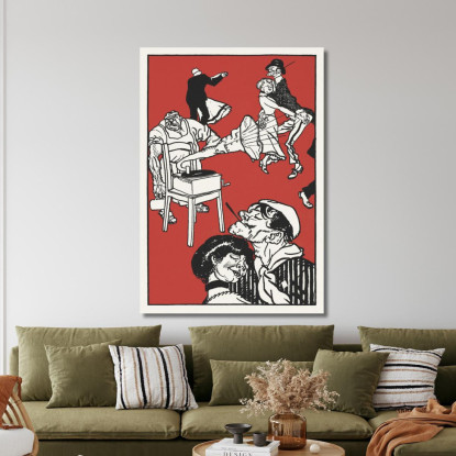 Ballerini Apache Balla! Moriz Jung mjn10 quadro stampato su tela