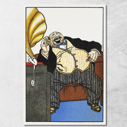 Dio Quell'Eisenbach! Moriz Jung mjn14 quadro stampato su tela