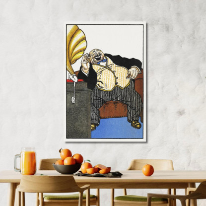 Dio Quell'Eisenbach! Moriz Jung mjn14 quadro stampato su tela