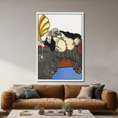 Dio Quell'Eisenbach! Moriz Jung mjn14 quadro stampato su tela