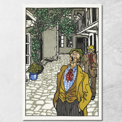 Cantante Naturalmente Dotato Letti Naturali! Moriz Jung mjn18 quadro stampato su tela