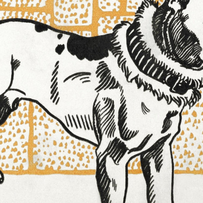 Pitbull Terrier Moriz Jung mjn21 quadro stampato su tela