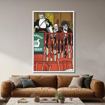 Orchestra Da Salone Meier Moriz Jung mjn25 quadro stampato su tela