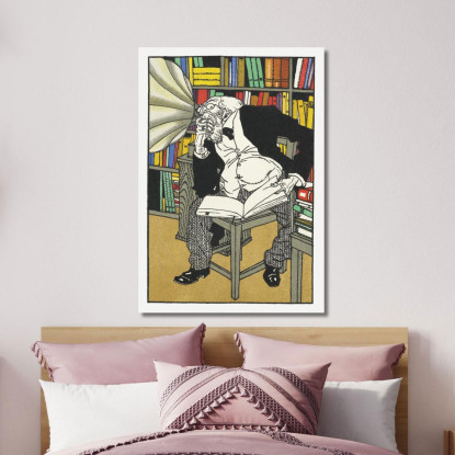 Il Dialettico Il Ricercatore Del Dialetto Moriz Jung mjn29 quadro stampato su tela