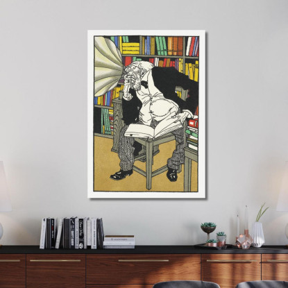 Il Dialettico Il Ricercatore Del Dialetto Moriz Jung mjn29 quadro stampato su tela