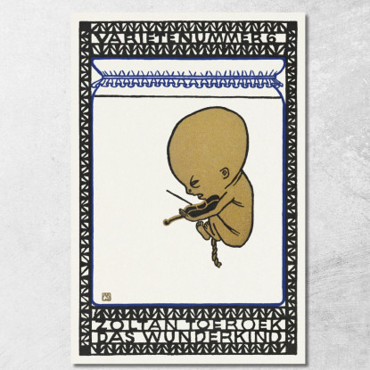 Vaudeville Atto 6 Zoltan Toeroek Bambino Prodigio Moriz Jung mjn41 quadro stampato su tela