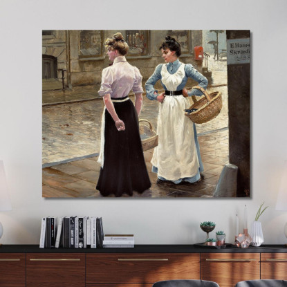 Un Po' Passiar Paul Fischer pfs9 quadro stampato su tela