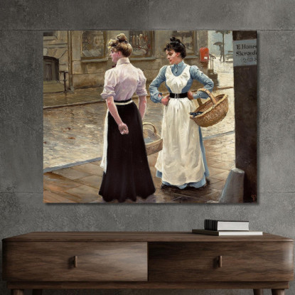 Un Po' Passiar Paul Fischer pfs9 quadro stampato su tela