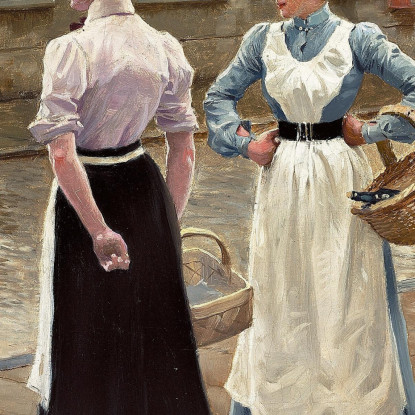 Un Po' Passiar Paul Fischer pfs9 quadro stampato su tela