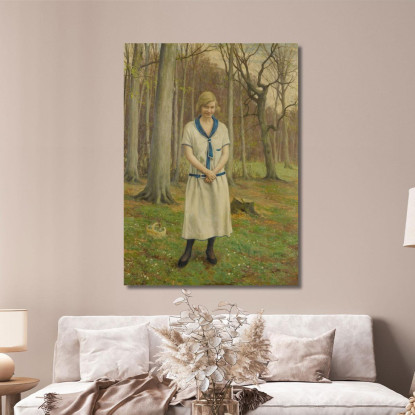 Raccolta Di Margherite Paul Fischer pfs11 quadro stampato su tela