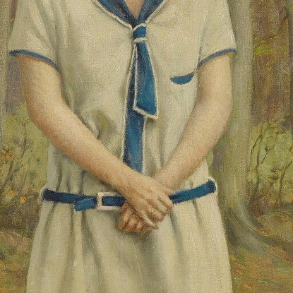 Raccolta Di Margherite Paul Fischer pfs11 quadro stampato su tela