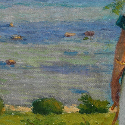 Sulla Terrazza Paul Fischer pfs21 quadro stampato su tela