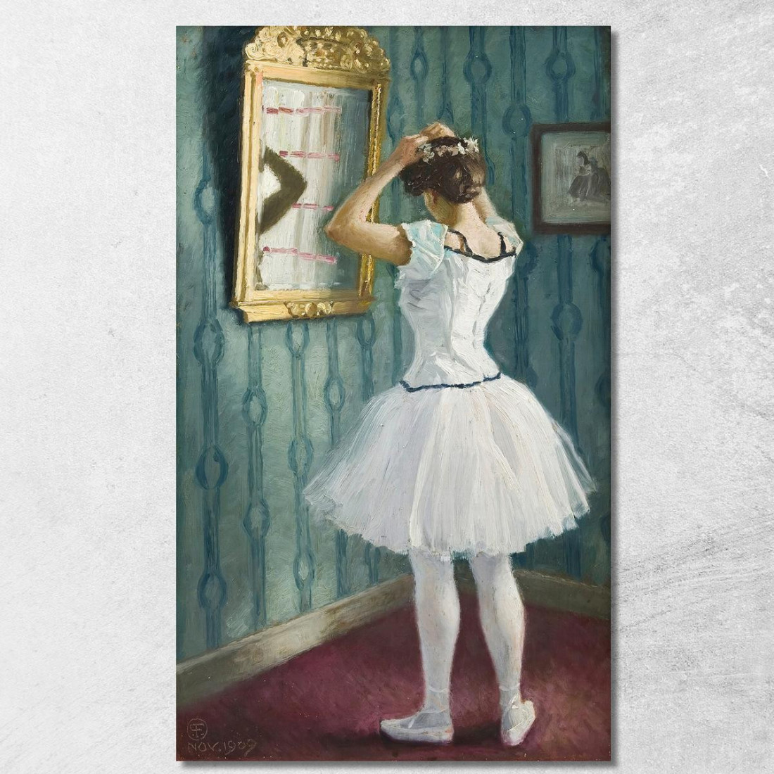 Preparazione Per Il Balletto Paul Fischer pfs25 quadro stampato su tela