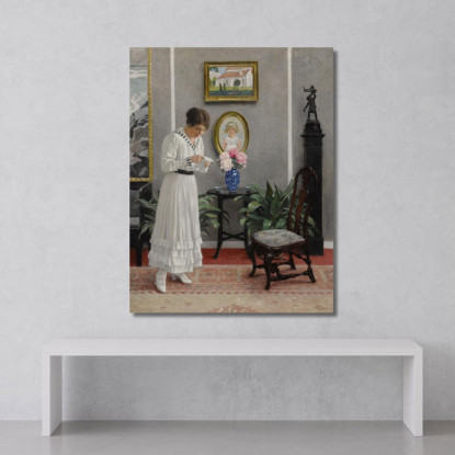 La Lettera Paul Fischer pfs30 quadro stampato su tela