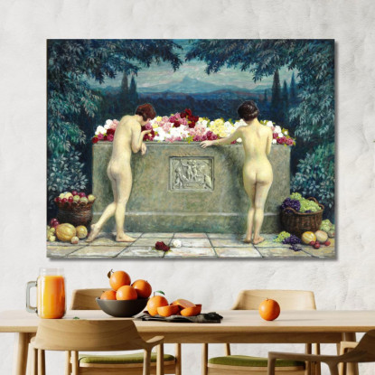 Al Sarcofago Paul Fischer pfs36 quadro stampato su tela